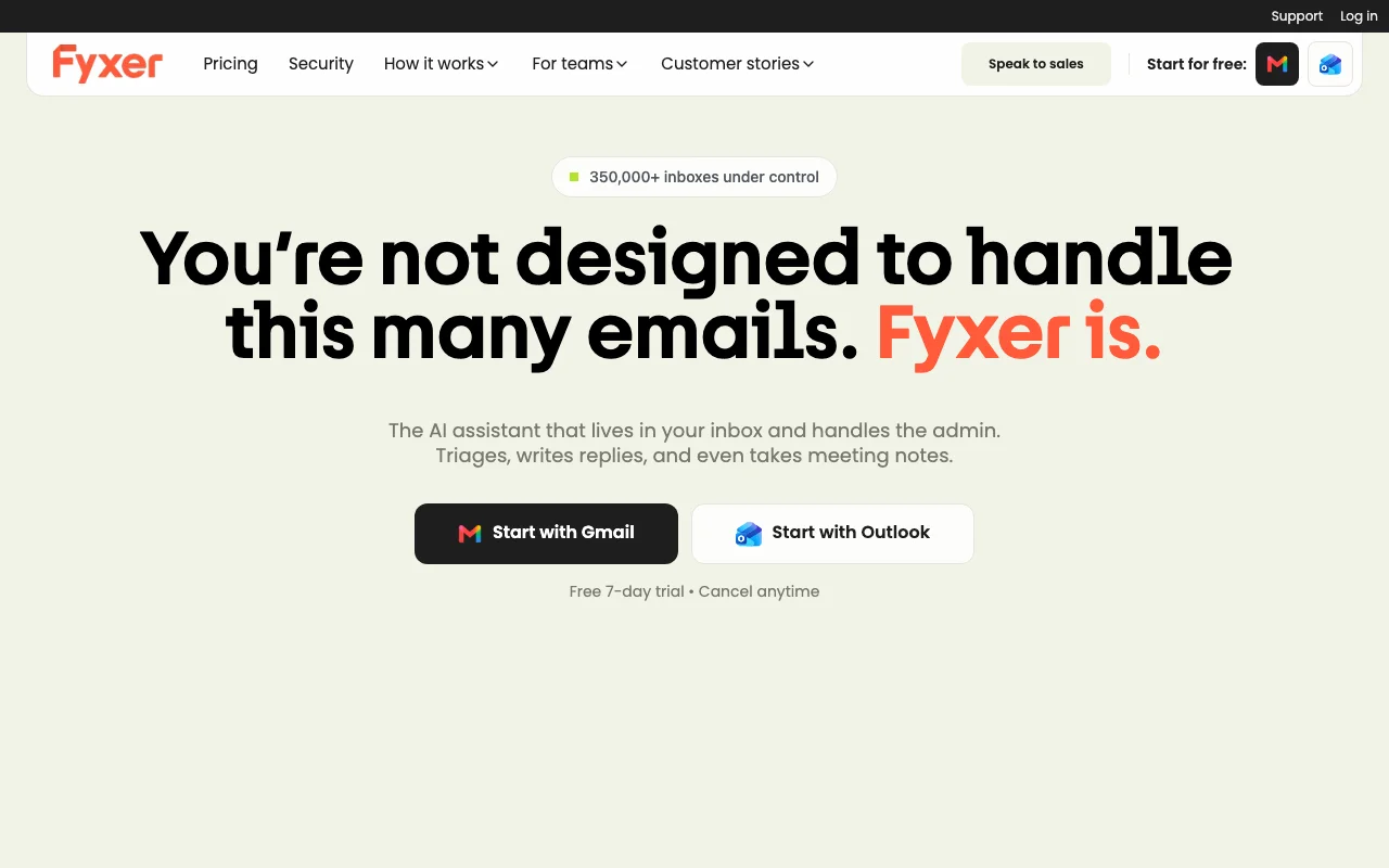 Fyxer AI screenshot