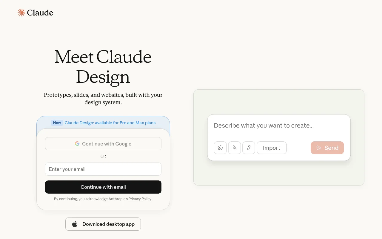 Claude screenshot