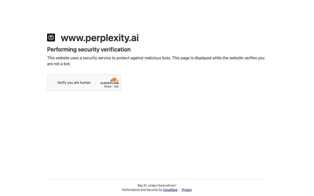 Perplexity screenshot