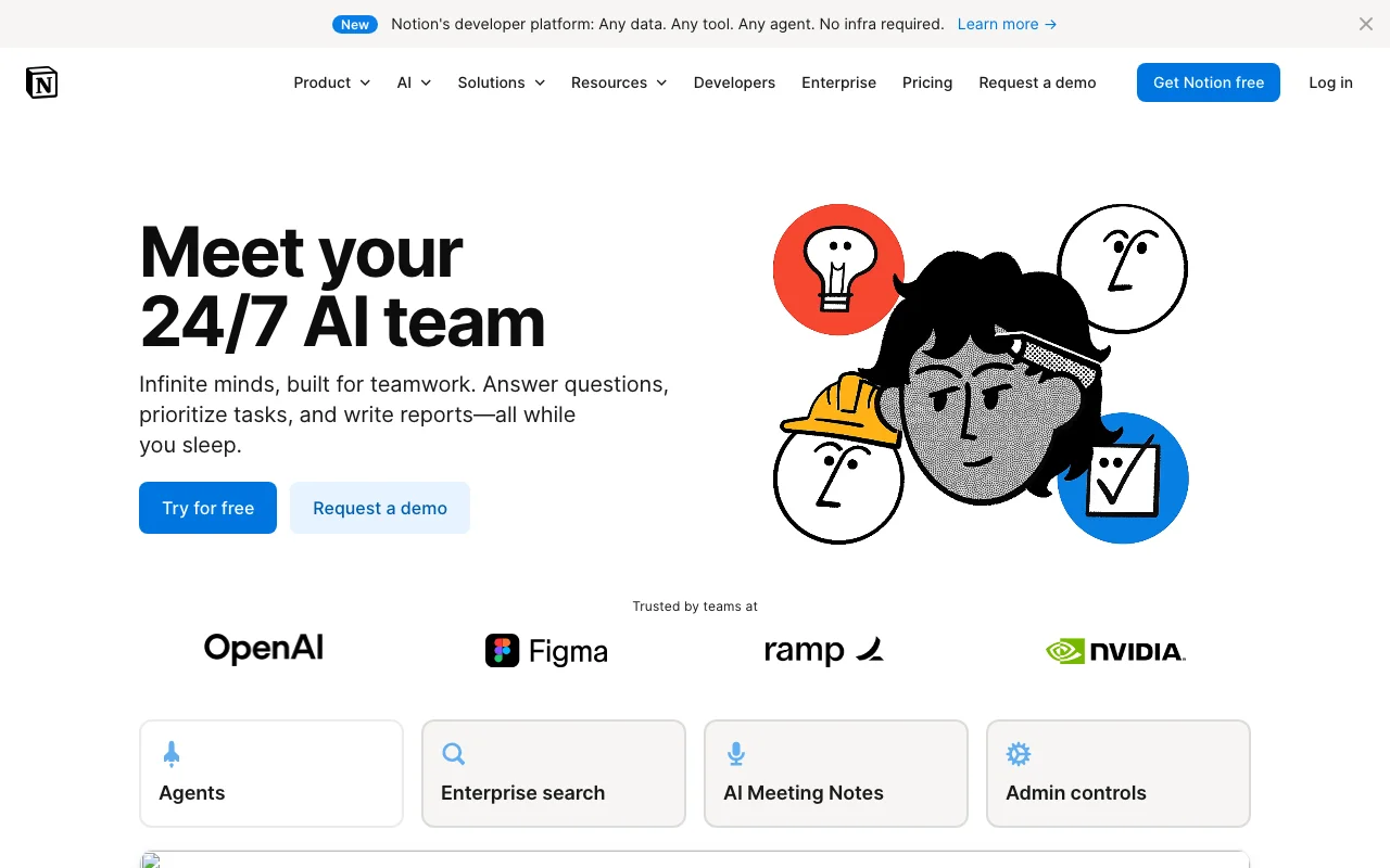 Notion AI screenshot