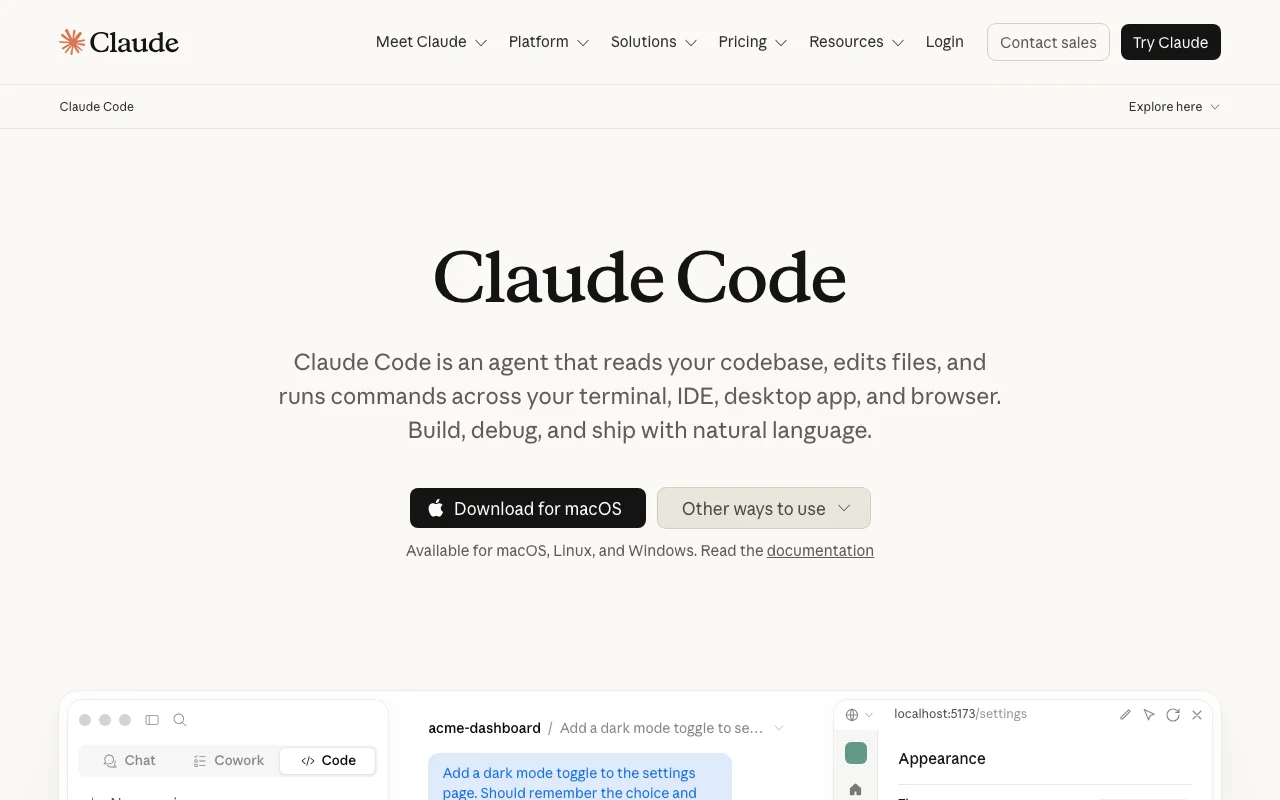 Claude Code screenshot