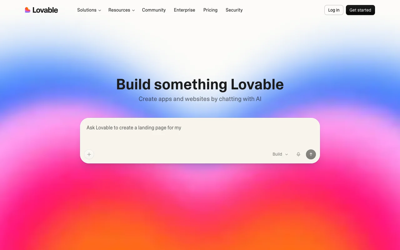 Lovable screenshot