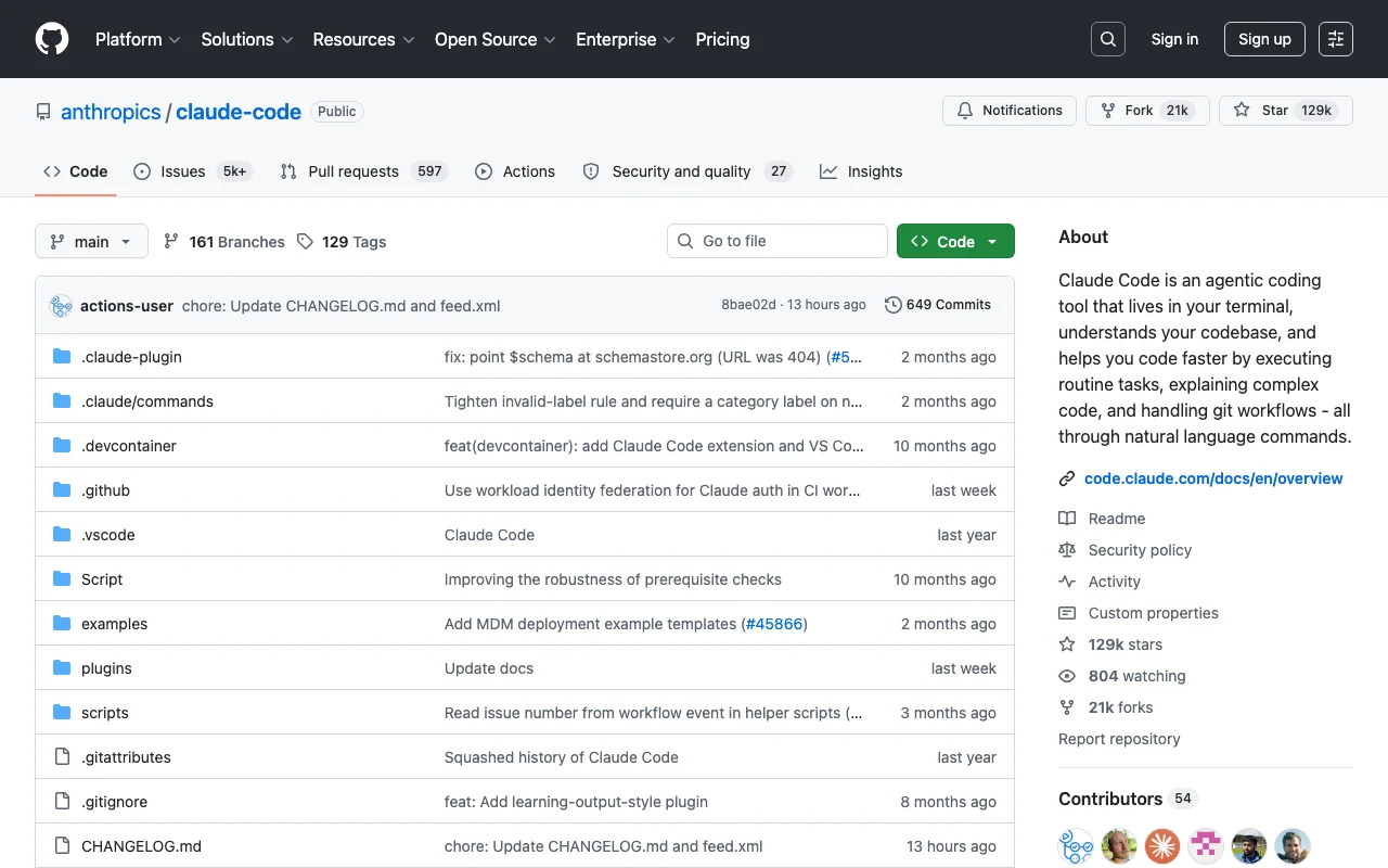 Claude Code Examples screenshot