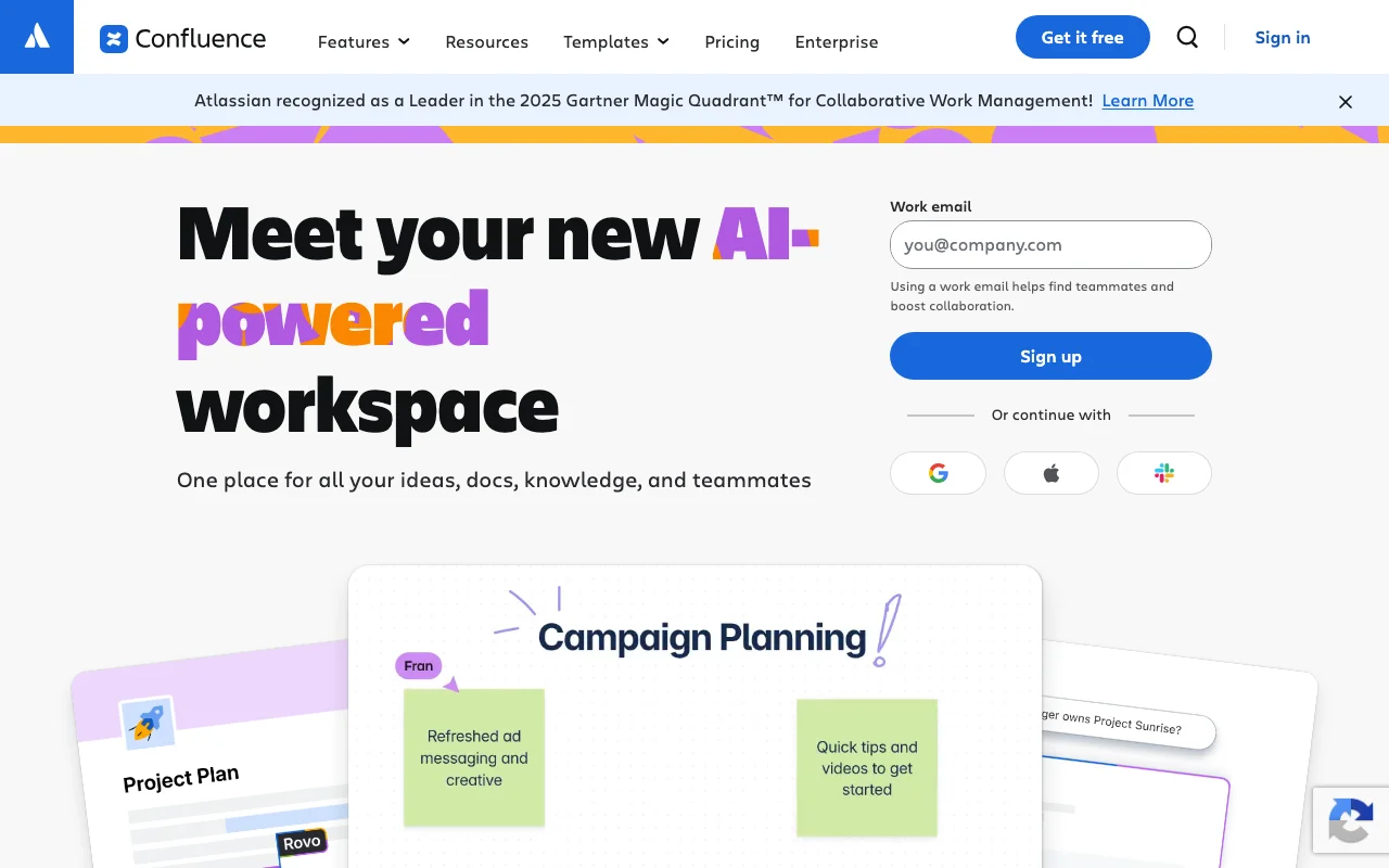 Confluence screenshot