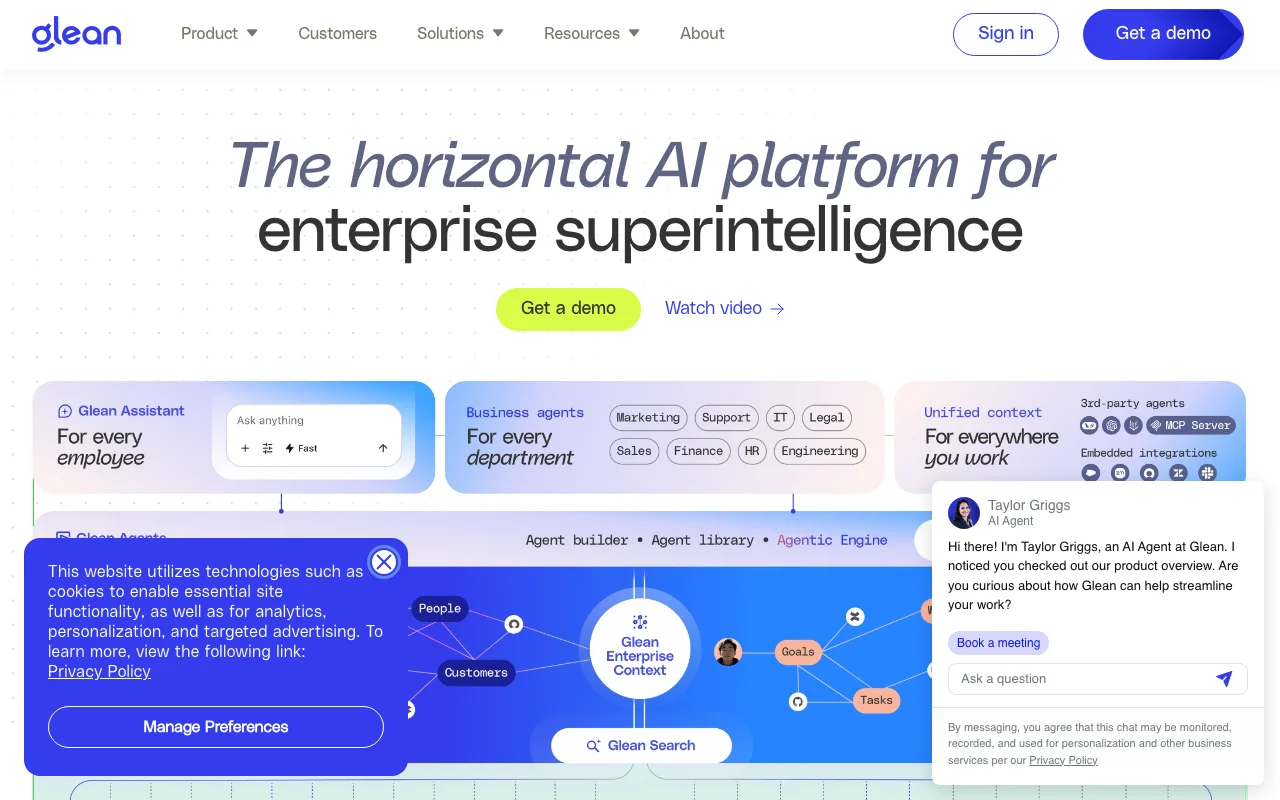 Glean screenshot